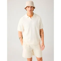 KnowledgeCotton Apparel Alltagsbekleidung|Shirts, Hemden & Longsleeves-- Organic Cotton Knitted Polo - Polo-Shirt