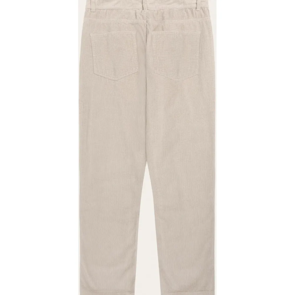 KnowledgeCotton Apparel - 5-Pocket 8-Wales Corduroy Pant - Freizeithose Light Feather Gray Hot