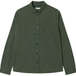 KnowledgeCotton Apparel Shirts, Hemden & Longsleeves|Alltagsbekleidung-- Regular Fit Melangé Flannel Shirt - Hemd