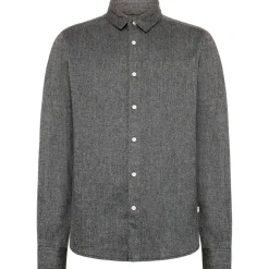 KnowledgeCotton Apparel Shirts, Hemden & Longsleeves|Alltagsbekleidung-- Regular Fit Dobby Look Shirt - Hemd