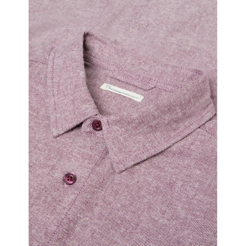 KnowledgeCotton Apparel - Reguar Fit Heavy Twi Fanne - Hed