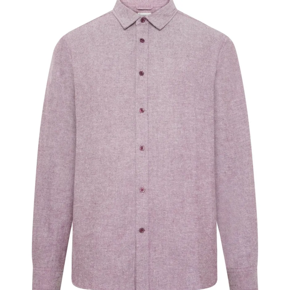 KnowledgeCotton Apparel - Reguar Fit Heavy Twi Fanne - Hed