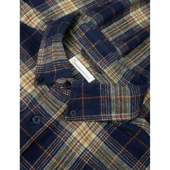 KnowledgeCotton Apparel - Reguar Fit Checkered hirt - Hed