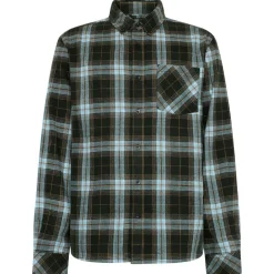 KnowledgeCotton Apparel - Reguar Fit Checkered hirt - Hed