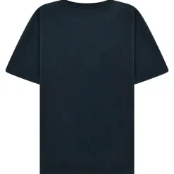 KnowledgeCotton Apparel Alltagsbekleidung|Wanderbekleidung-- Regenerative Organic Cotton Chest Embroidery - T-Shirt