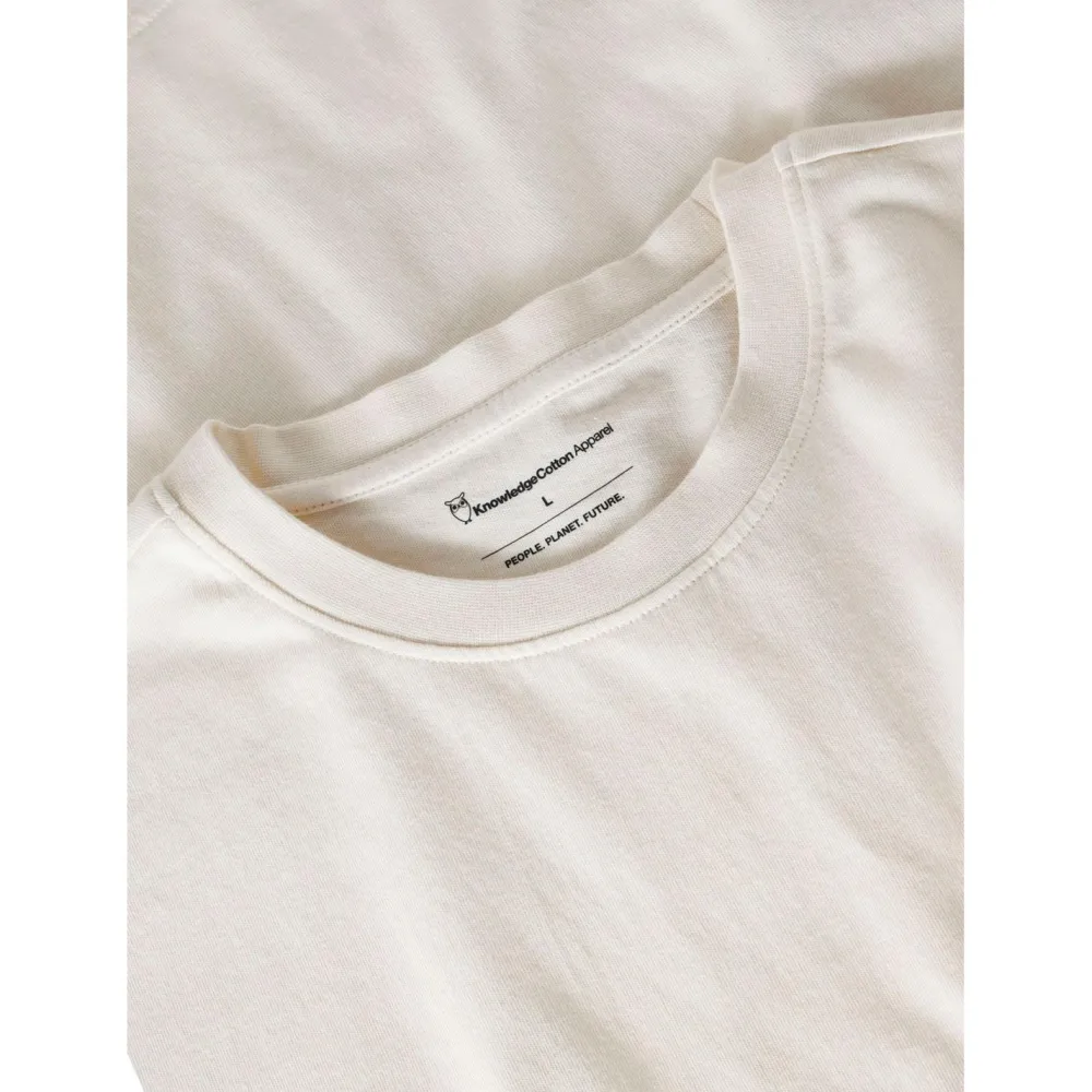 KnowledgeCotton Apparel - Regenerative Organic Cotton Chest Print T-Shirt - T-Shirt Hot