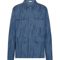 KnowledgeCotton Apparel - Rip-Stop Northern Lights Overshirt - Freizeitjacke Blue Best