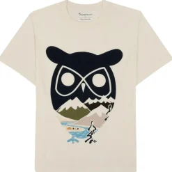KnowledgeCotton Apparel - inge Jerey Big Ow TN Print - T-hirt