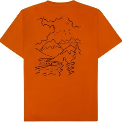 - / Heavy inge TN Back Print - T-hirt < KnowledgeCotton Apparel Hot