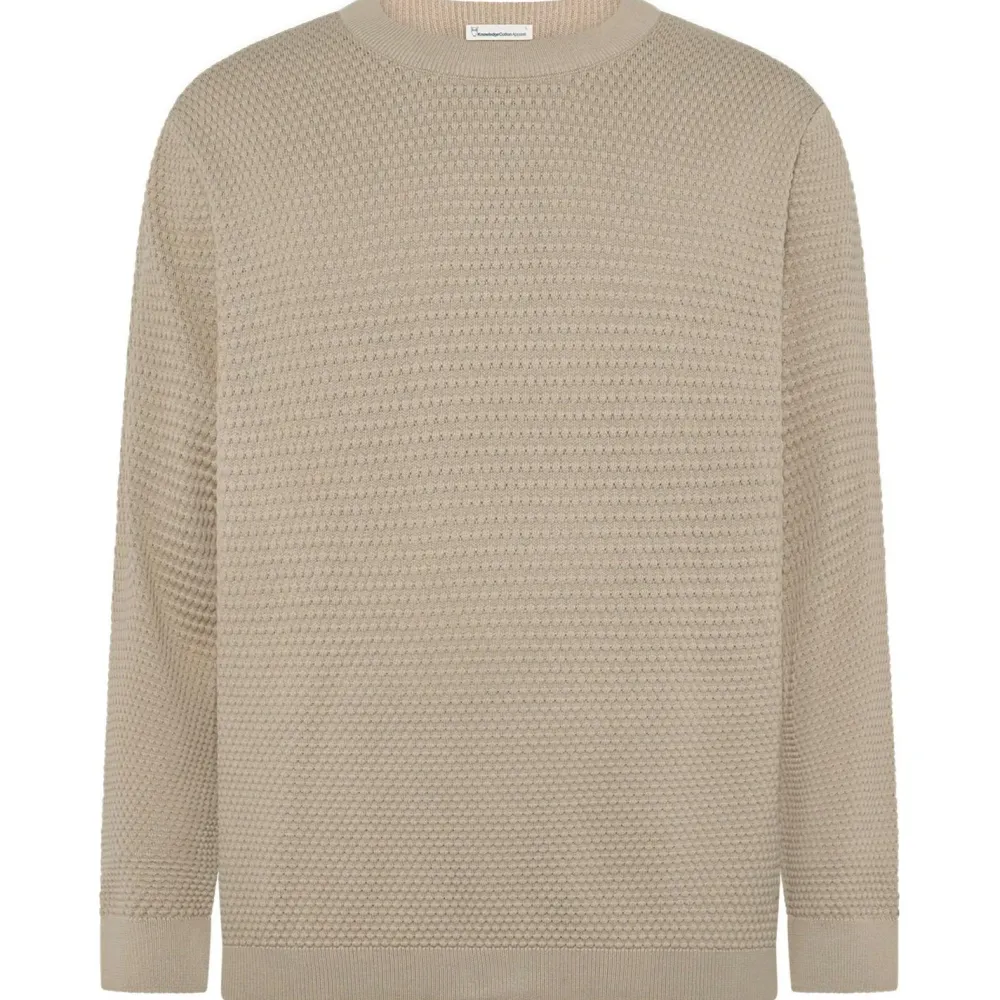 - Vagn Reguar Bubbe Knit Crew Neck - Wopuover < KnowledgeCotton Apparel Sale