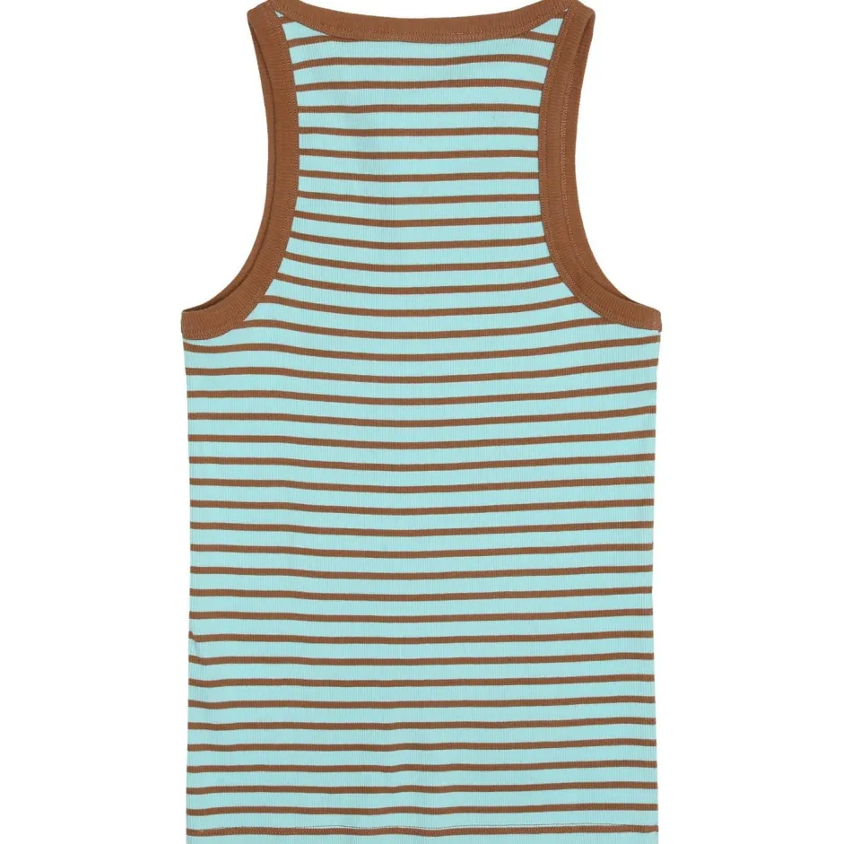 KnowledgeCotton Apparel Shirts, Hemden & Longsleeves|Alltagsbekleidung-- Women's Striped Racer Rib Top - Top