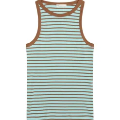 KnowledgeCotton Apparel Shirts, Hemden & Longsleeves|Alltagsbekleidung-- Women's Striped Racer Rib Top - Top