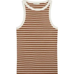 KnowledgeCotton Apparel Shirts, Hemden & Longsleeves|Alltagsbekleidung-- Women's Striped Racer Rib Top - Top