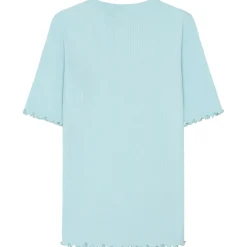 KnowledgeCotton Apparel - Woen' Rib Tee Ruffe Heing - T-hirt