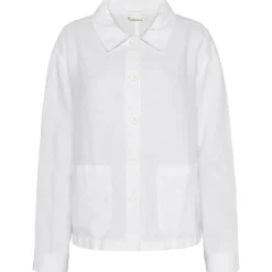 KnowledgeCotton Apparel - Women's Regular Linen Overshirt - Freizeitjacke Hot