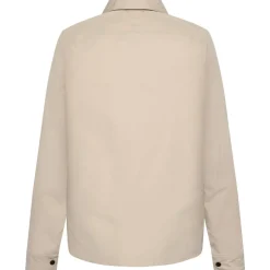 KnowledgeCotton Apparel Freizeitjacken|Jacken-- Women's Vent Canvas Classic - Freizeitjacke Light Feather Gray