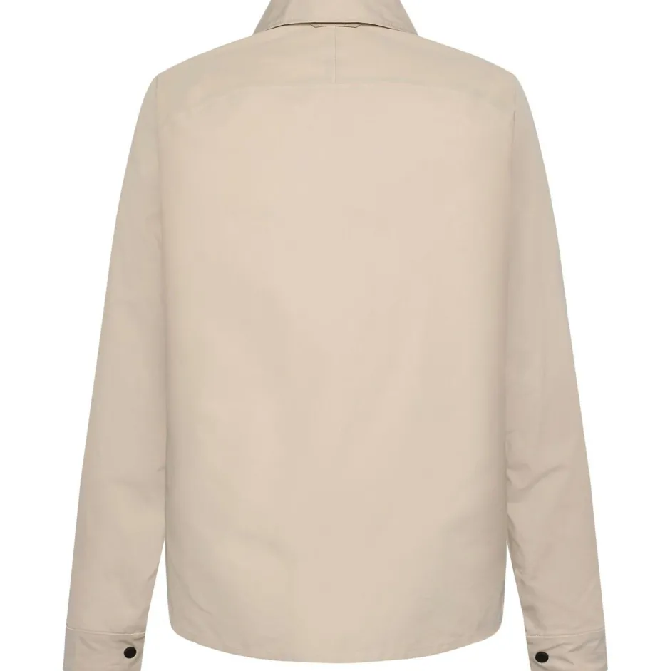 KnowledgeCotton Apparel Freizeitjacken|Jacken-- Women's Vent Canvas Classic - Freizeitjacke Light Feather Gray