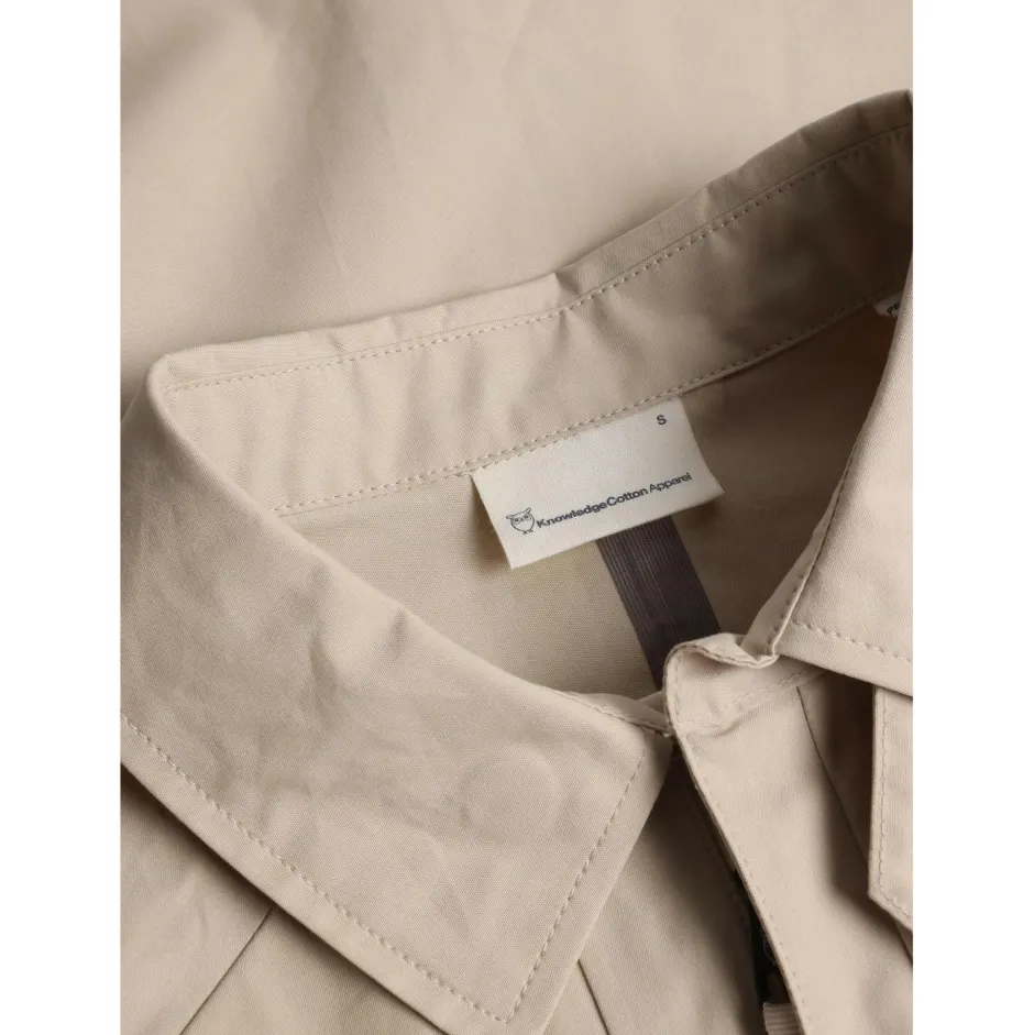 KnowledgeCotton Apparel Freizeitjacken|Jacken-- Women's Vent Canvas Classic - Freizeitjacke Light Feather Gray