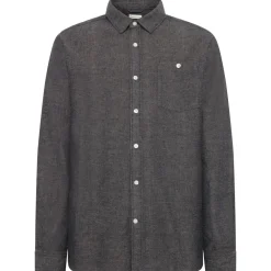 KnowledgeCotton Apparel - Zig-Zag Twill Structure Shirt - Hemd New