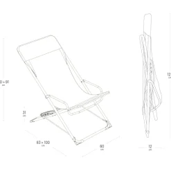 Lafuma Mobilier - Transaswing Batyline Iso - Campingstuhl New