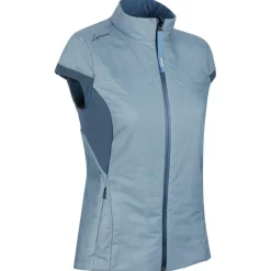 LaMunt Trekkingbekleidung|Westen-- Women's Antonia Cashmere Fill Vest - Merinoweste Sky Blue