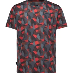 La Sportiva Kletterbekleidung|T-Shirts-- Dimension - T-Shirt Mountain Red / Onyx