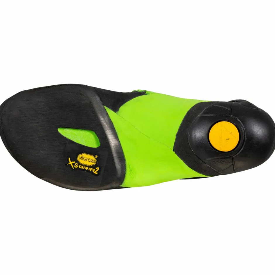 La Sportiva Kletterschuhe|Klettschuhe-- Skwama Vegan - Kletterschuhe Black / Flash Green