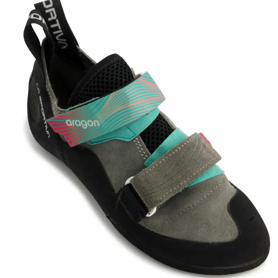 La Sportiva Kletterschuhe|Klettschuhe-- Women's Aragon - Kletterschuhe Clay / Hibiscus