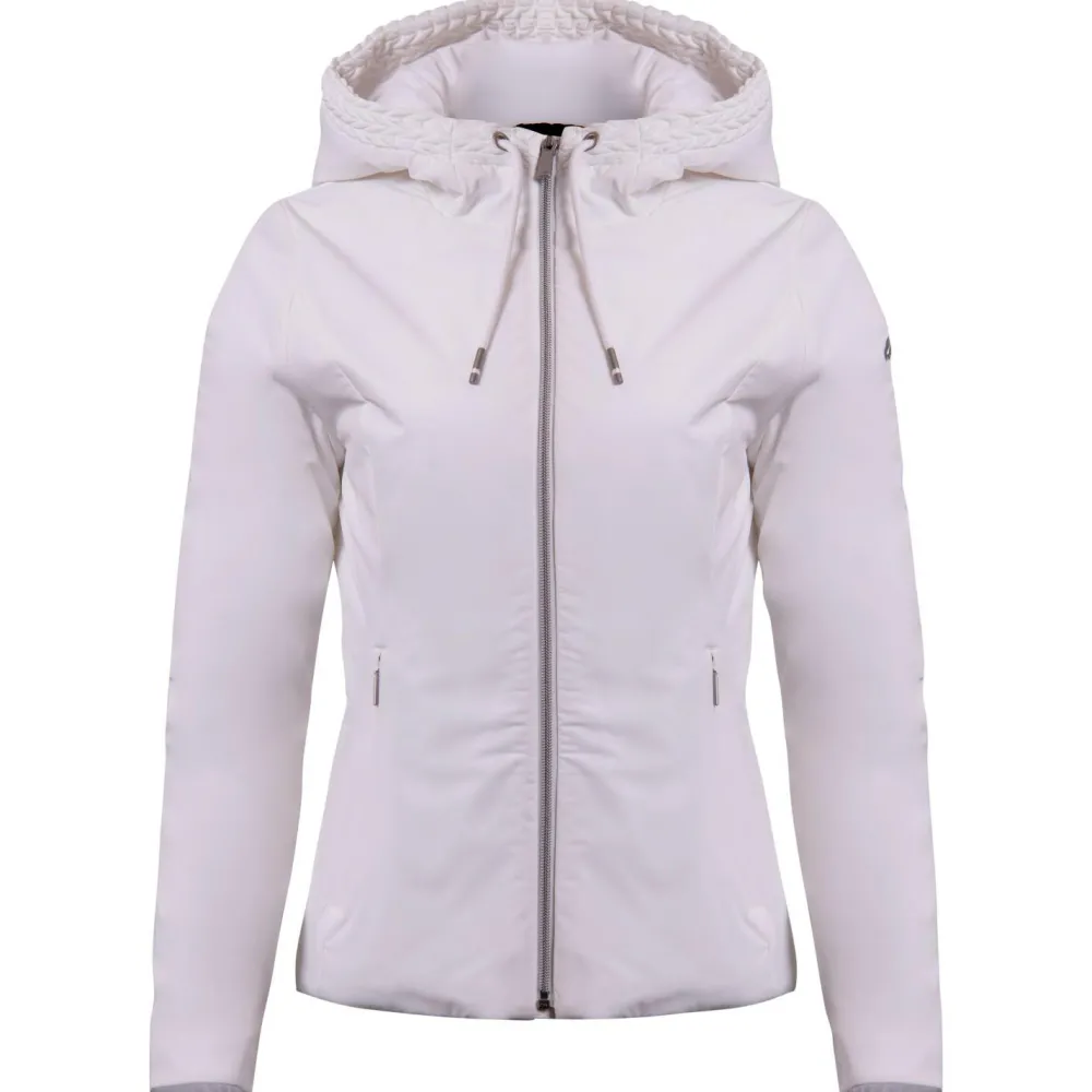 Lasse Kjus - Women's Elevation Hood Jacket - Fleecejacke White New