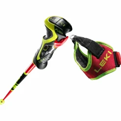 Leki - WCR SL 3D - Skistöcke Bright Red / Black / Neon Yellow
