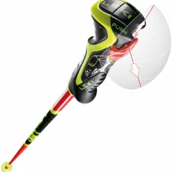 Leki - WCR SL 3D - Skistöcke Bright Red / Black / Neon Yellow
