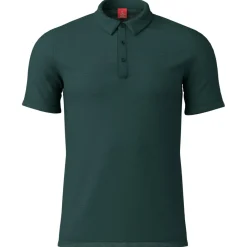 Lu00f6ffler Trekkingbekleidung|Shirts, Hemden & Longsleeves-Löffler - Poloshirt Merino-Tencel - Polo-Shirt