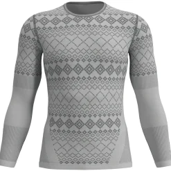 Lu00f6ffler Skibekleidung|Unterwäsche-Löffler - Shirt L/S Transtex Warm RETR'X - Kunstfaserunterwäsche Grey Melange