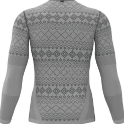 Lu00f6ffler Skibekleidung|Unterwäsche-Löffler - Shirt L/S Transtex Warm RETR'X - Kunstfaserunterwäsche Grey Melange