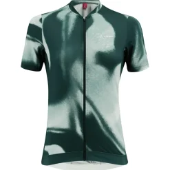Lu00f6ffler Fahrradbekleidung|Radtrikots-Löffler - Women's Bike Jersey Full-Zip PSY Mid - Radtrikot Forest