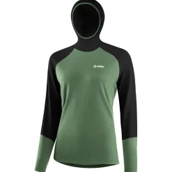 Lu00f6ffler Löffler - Women's Hoody Transtex Merino - Merinoshirt Hot