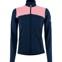 Lu00f6ffler Jacken|Wanderbekleidung-Löffler - Women's Midjacket Tour Tech-Stretch - Fleecejacke