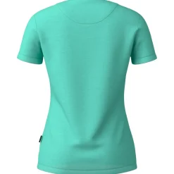 Lu00f6ffler Löffler - Women's Printshirt Sunset Merino-Tencel - Merinoshirt