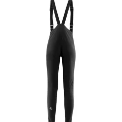 Lu00f6ffler Hosen-Löffler - Women's Warm-Up Bib Tights Airblocc Warm - Langlaufhose Black