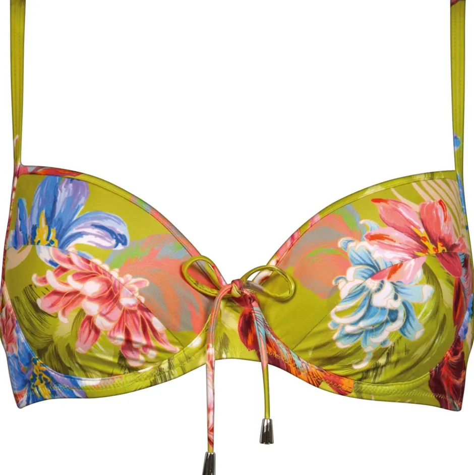 Lidea Bademode-- Women's Botanic Burst Bikini Top - Bikini-Top Apple / Bloom