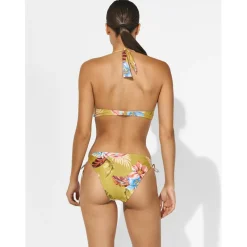 - Women's Botanic Burst Bikini Top Neck Halter - Bikini-Top < Lidea Best