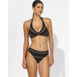 Lidea Bademode-- Women's New Mexico Bikini Top - Bikini-Top Black / Mexican Mix
