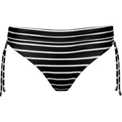Lidea - Women's Line Up Strap Bikini Bottoms - Bikini-Bottom Black / White Outlet
