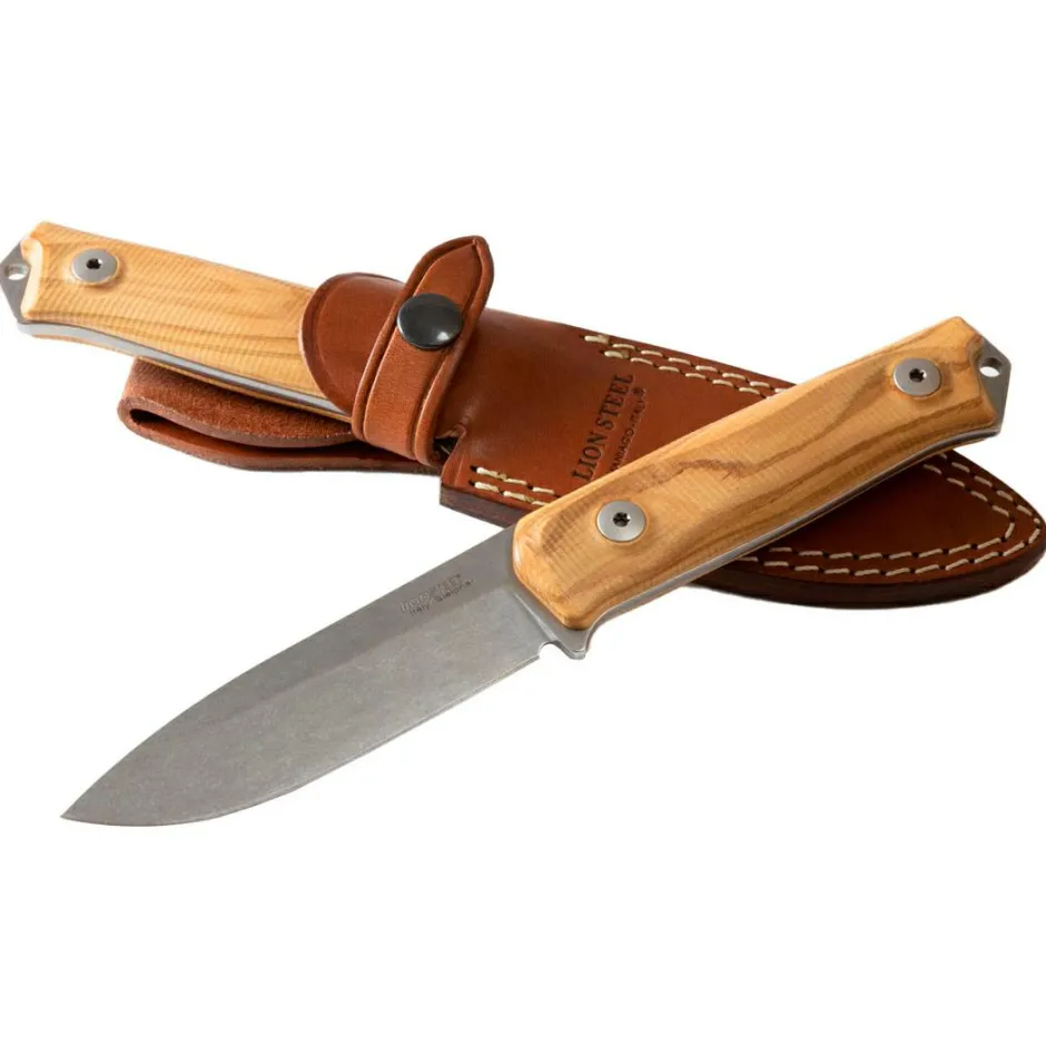 LionSteel Messer-- B41 - Messer Olive
