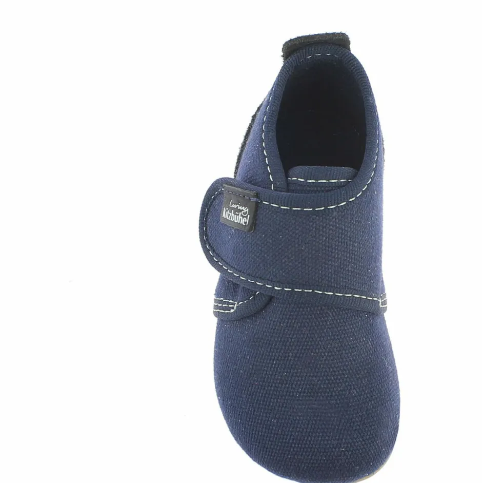 Kinder Living Kitzbu00fchel Living Kitzbühel - Baby's Klettschuh Unifarben - Hüttenschuhe