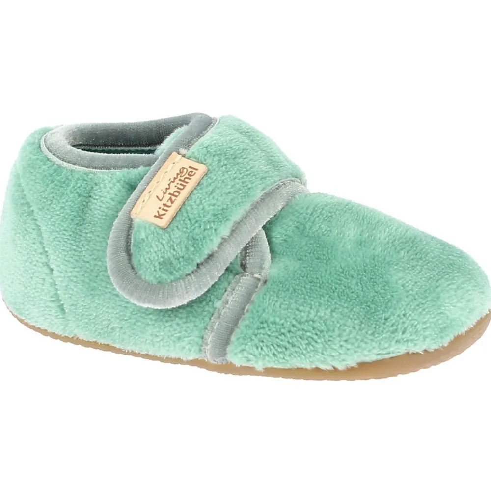 Living Kitzbu00fchel Living Kitzbühel - Baby's Klettschuh Samt Unifarben - Hüttenschuhe Online