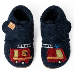 Kinder Living Kitzbu00fchel Living Kitzbühel - Kid's Fredi Feuerwehr Klettschuh - Hausschuhe