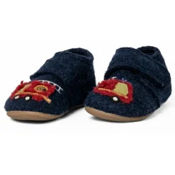 Kinder Living Kitzbu00fchel Living Kitzbühel - Kid's Fredi Feuerwehr Klettschuh - Hausschuhe