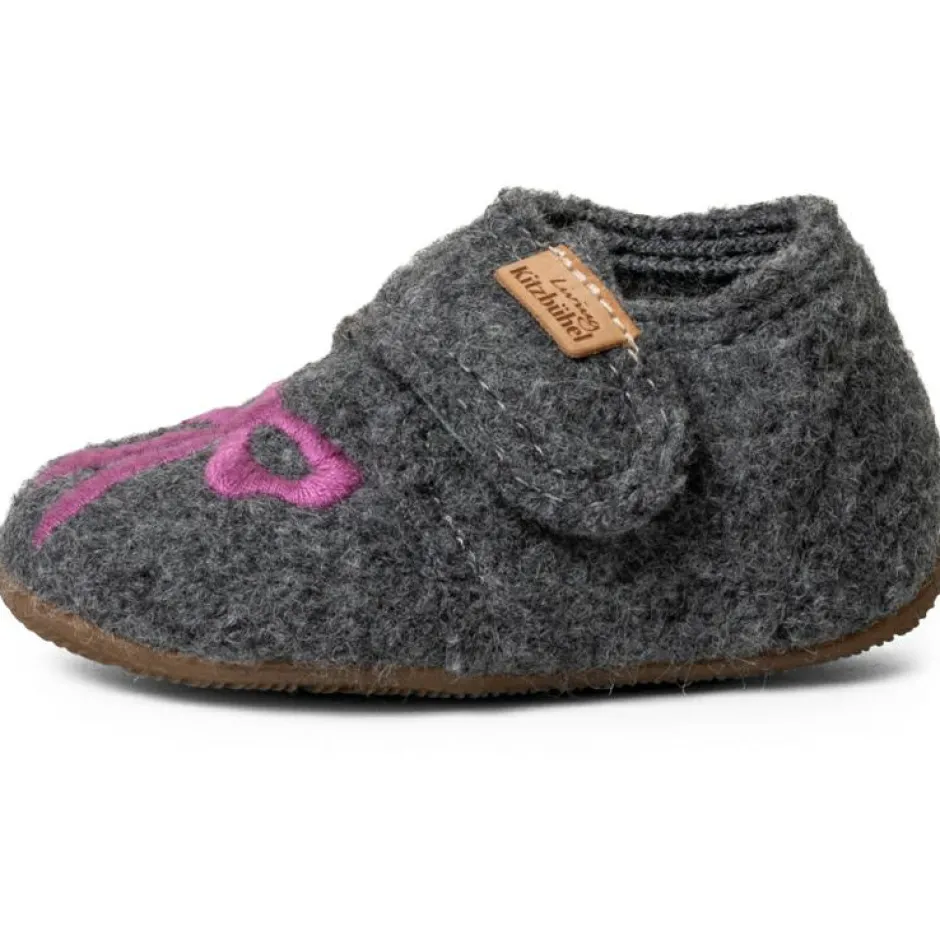 Kinder Living Kitzbu00fchel Living Kitzbühel - Kid's Mimi Masche Klettschuh - Hausschuhe