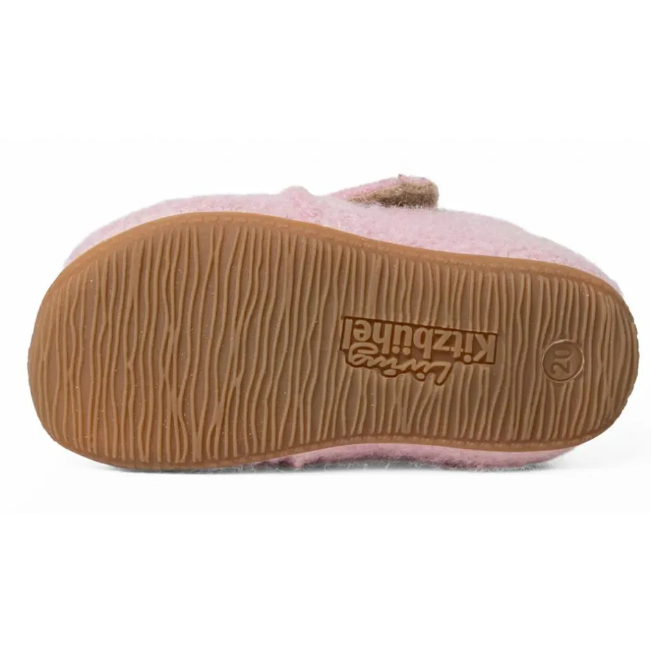 Kinder Living Kitzbu00fchel Living Kitzbühel - Kid's Mimi Masche Klettschuh - Hausschuhe